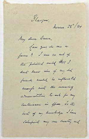 BRET HARTE AUTOGRAPH LETTER SIGNED TO CHARLES A. DANA