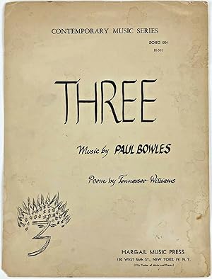 Seller image for THREE" SHEET MUSIC for sale by Second Story Books, ABAA