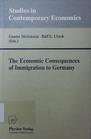 Bild des Verkufers fr The economic consequences of immigration to Germany. with 34 tables. zum Verkauf von Antiquariat Bookfarm