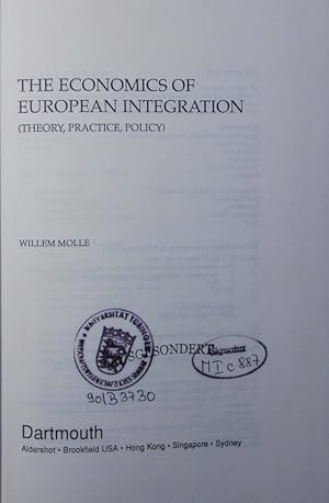 Bild des Verkufers fr The economics of European integration. theory, practice, policy. zum Verkauf von Antiquariat Bookfarm