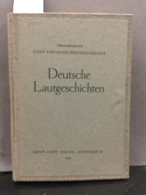 Deutsche Lautgeschichten auf der Grundlage der Heimatsprache. Ein Handbuch für den Deutschlehrer.