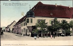 Ansichtskarte / Postkarte Neuenburg am Rhein Baden, Hotel Witz, Zu den zwei Schlüsseln