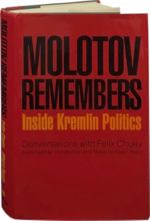 Imagen del vendedor de Molotov Remembers; Inside Kremlin Politics a la venta por Carpetbagger Books