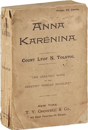 Bild des Verkufers fr Anna Karnina zum Verkauf von Lorne Bair Rare Books, ABAA