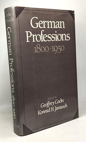 German Professions 1800-1950