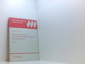 Einführung in die strukturelle Beschreibung des Deutschen, 1 (Germanistische Arbeitshefte, Band 1)