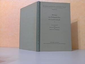 Beiträge zur Frühgeschichte der Landwirtschaft 1 - WISSENSCHAFTLICHE ABHANDLUNGEN BAND 6/1 Im Auf...