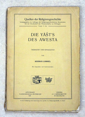 Bild des Verkufers fr Die Yst's des Awesta. Quellen der Religionsgeschichte; Band 15, Gruppe 6: Iran. zum Verkauf von antiquariat peter petrej - Bibliopolium AG