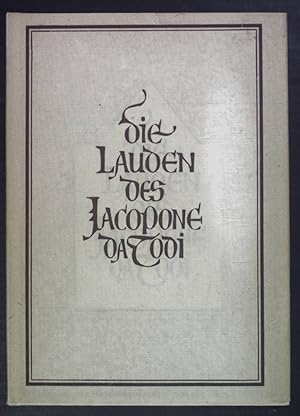 Lauden des Jacopone Da Todi.