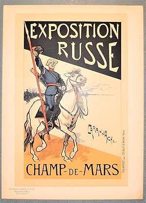 Affiche pour l' Exposition Russe. Champ de Mars. Paris, 1895