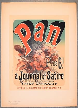 Affiche pour le journal Pan. Paris, 1895