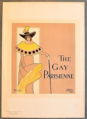 Affiche anglaise The Gay Parisienne. London, 1894
