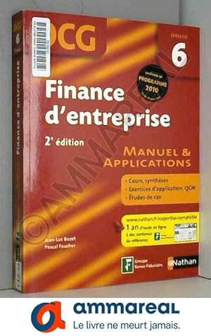 Seller image for Finance d'entreprise for sale by Ammareal