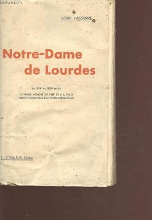 Seller image for Notre-Dame de Lourdes for sale by Le-Livre