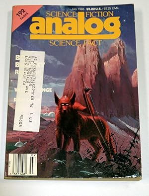 Image du vendeur pour ANALOG Science Fiction/ Science Fact: July 1986 (Marooned in Realtime) mis en vente par Preferred Books
