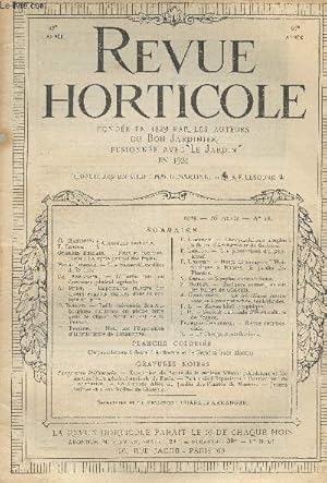 Bild des Verkufers fr LA REVUE HORTICOLE 1925 N 16 - 16 avril - H. Martinet, F. Lesourd : Chronique horticole - Georges Bellair : Faits et comentaires : le cycle annuel des fruits - Henri Jumelle : Les sansevires dites de Guine - Ch. Arranger : L'horticulture au concours g zum Verkauf von Le-Livre