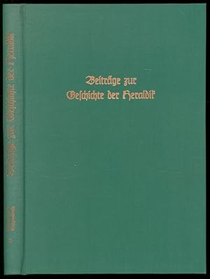 Bild des Verkufers fr Beitrge zur Geschichte der Heraldik. J. Siebmacher's groes Wappenbuch, Band D. zum Verkauf von Antiquariat Lenzen