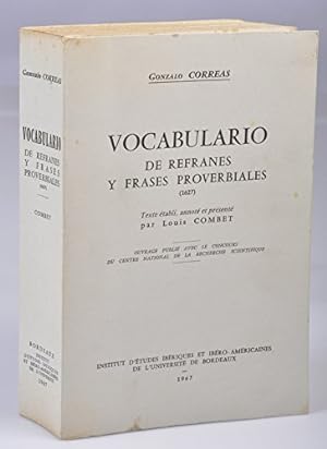 Vocabulario de Refranes y Frases Proverbiales (1627) Louis Combet