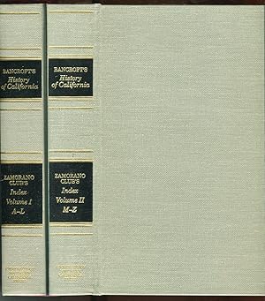 The Zamorano Index to History of California by Hubert Howe Bancroft (2 Volumes)