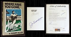 Seller image for Where Have You Gone, Joe DiMaggio? (Signed by Dimaggio & PSA Authenticated) for sale by Bookcharmed Books IOBA