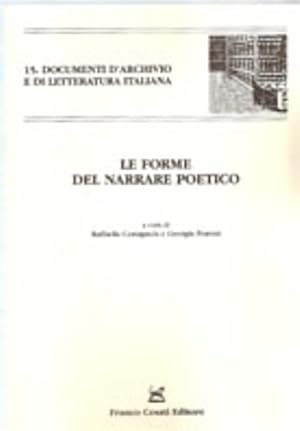 Immagine del venditore per Le forme del narrare poetico. venduto da FIRENZELIBRI SRL