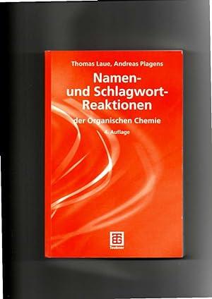 Seller image for Thomas Laue, Plagens, Namen- und Schlagwort-Reaktionen der Organischen Chemie for sale by sonntago DE