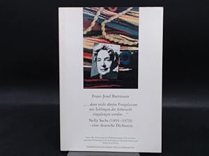 Nelly Sachs (1891 - 1970) - eine deutsche Dichterin. Zum 100. Geburtstag der Nobelpreisträgerin f...