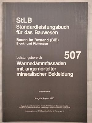 Standardleistungsbuch für das Bauwesen (StLB) Bauen im Bestand (BiB) Block- und Plattenbau: Leist...