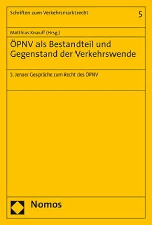 Seller image for PNV als Bestandteil und Gegenstand der Verkehrswende for sale by BuchWeltWeit Ludwig Meier e.K.