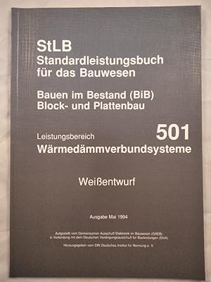 Standardleistungsbuch für das Bauwesen - Bauen im Bestand (BiB) Block- und Plattenbau: Leistungsb...