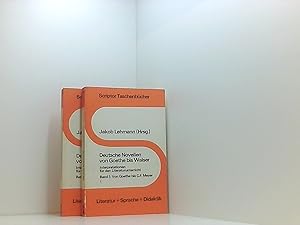 Bild des Verkufers fr Deutsche Novellen von Goethe bis Walser : Interpretationen fr d. Deutschunterricht. Bd. 1: Von Goethe bis C. F. Meyer; Bd. 2: Von Fontane bis Walser. zum Verkauf von Book Broker