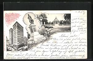 Seller image for Postcard St. Louis, MO, Union Trust Bldg., Columbus Mt., Music Pavillon for sale by Bartko-Reher