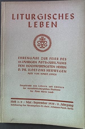 Seller image for Die Einmaligkeit in der Feier der Eucharistie. - in: Liturgisches Leben Heft 3/5 Mai/September 1938/ 5. Jahrgang. for sale by books4less (Versandantiquariat Petra Gros GmbH & Co. KG)