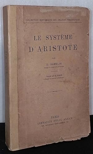 Bild des Verkufers fr Le Systeme D'Aristote zum Verkauf von San Francisco Book Company
