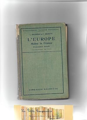 Seller image for L'Europe moins la France Deuxime anne for sale by La Petite Bouquinerie