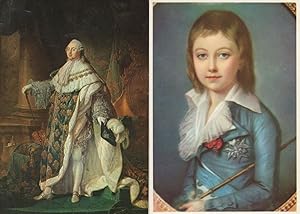 Seller image for Son Of Roi King Louis XVI French Kucharski Painting 2x Postcard for sale by Postcard Finder