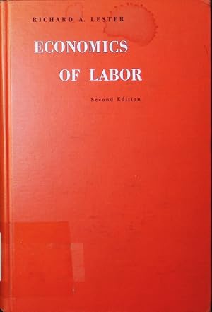 Bild des Verkufers fr Economics of labor. zum Verkauf von Antiquariat Bookfarm