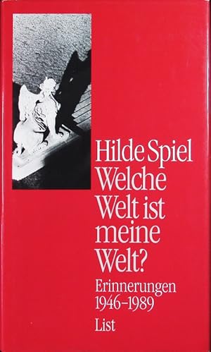 Bild des Verkufers fr Welche Welt ist meine Welt?. Erinnerungen, 1946 - 1989. zum Verkauf von Antiquariat Bookfarm