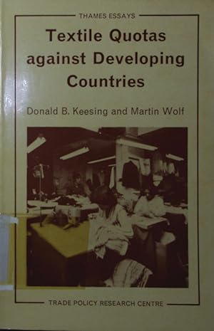 Bild des Verkufers fr Textile quotas against developing countries. zum Verkauf von Antiquariat Bookfarm