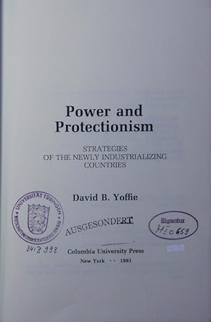 Seller image for Power and protectionism. strategies of the newly industrializing countries. for sale by Antiquariat Bookfarm