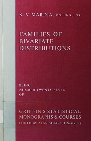 Seller image for Families of bivariate distributions. for sale by Antiquariat Bookfarm