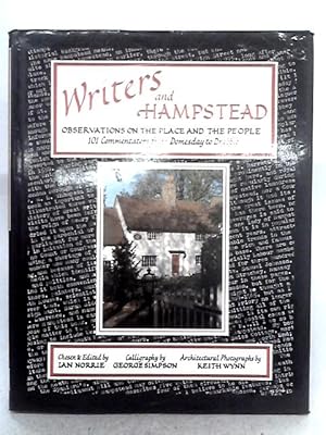 Imagen del vendedor de Writers and Hampstead: Observations on the Place and the People a la venta por World of Rare Books