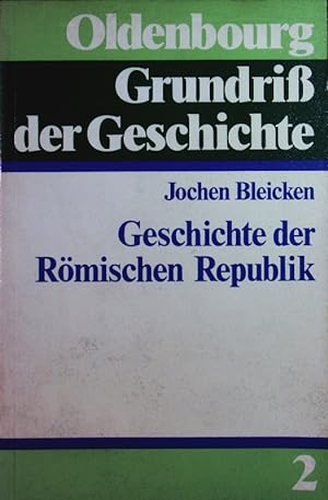 Seller image for Geschichte der rmischen Republik. for sale by Antiquariat Bookfarm