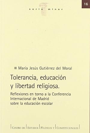 Imagen del vendedor de Tolerancia educac libertad religiosa a la venta por Imosver