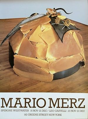 Mario Merz Sperone Westwater / Leo Castelli New York 1985 poster