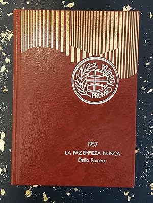 Imagen del vendedor de La paz empieza nunca a la venta por MONKEY LIBROS