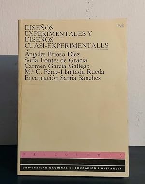 Seller image for Diseos experimentales y diseos cuasi-experimentales. Cuaderno de prcticas for sale by MONKEY LIBROS