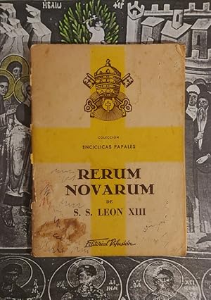 Image du vendeur pour Rerum Novarum. Coleccin Encclicas Papales mis en vente par MONKEY LIBROS