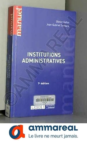 Seller image for Institutions administratives for sale by Ammareal