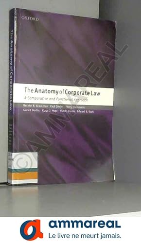 Seller image for The Anatomy of Corporate Law: A Comparative and Functional Approach for sale by Ammareal